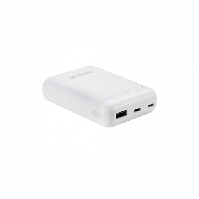 Baterie portabila Intenso XS10000, 10000mAh, 1x USB, 2x USB-C, White