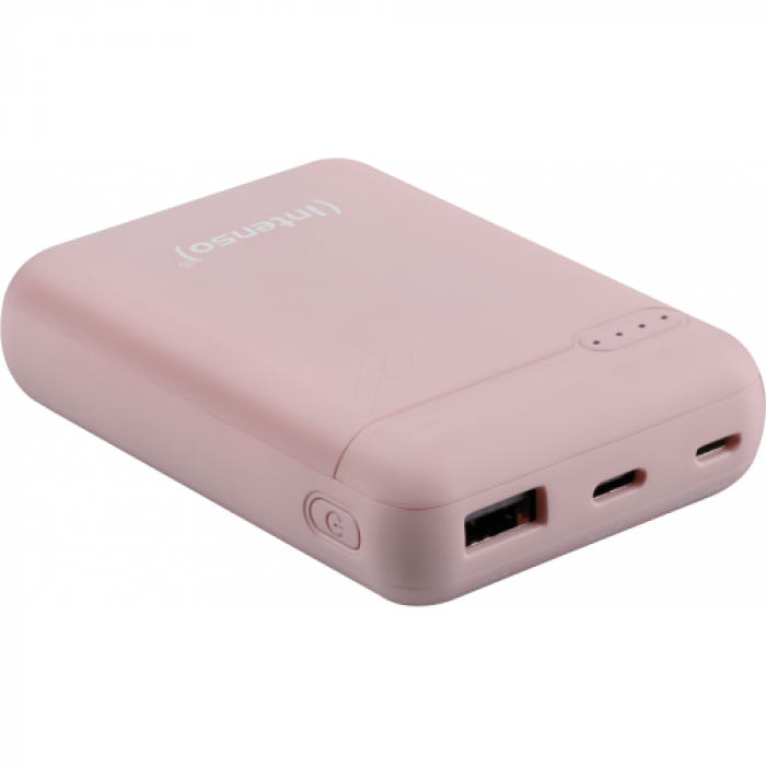 Baterie portabila Intenso XS5000, 10000mAh, 1x USB, 2x USB-C, Rose