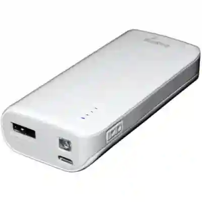 Baterie Portabila MediaRange MR751, 5200 mAh, 1x USB, White