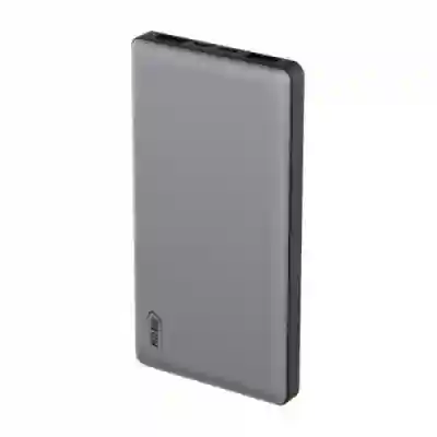 Baterie portabila Qi Hame P49C QC3, 5000mAh, 1x USB-C, 2x USB, Black - Grey