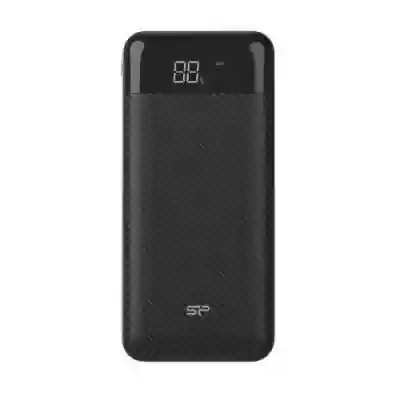 Baterie portabila Silicon Power GS28, 20000mAh, 2x USB 2.0, 1x microUSB, 1x USB-C, Black