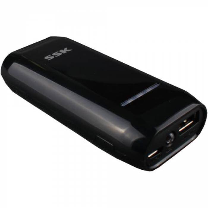 Baterie portabila SSK SRBC533, 4000mAh, 1xUSB, Black