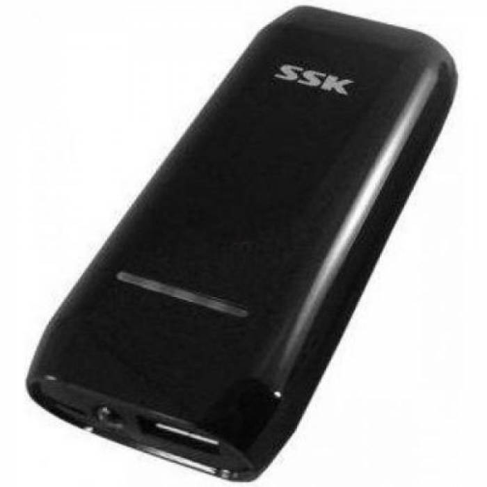Baterie portabila SSK SRBC533, 4000mAh, 1xUSB, Black