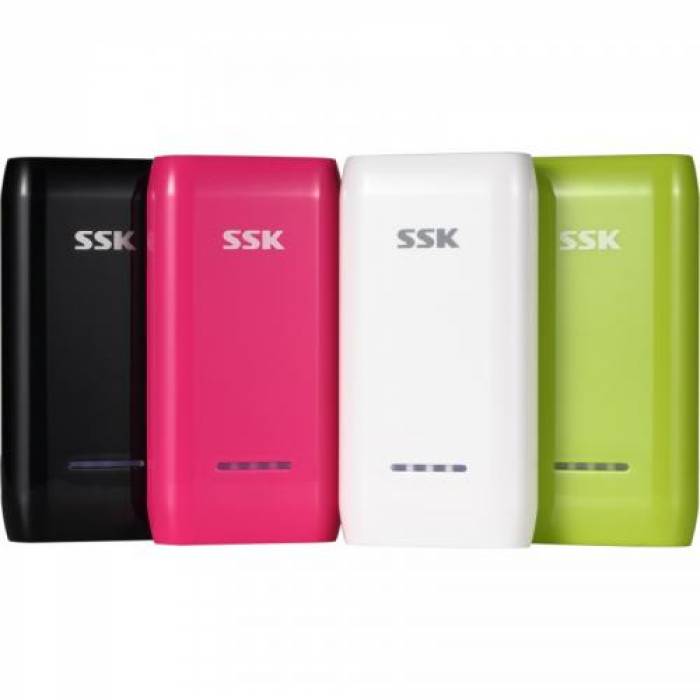 Baterie portabila SSK SRBC533, 4000mAh, 1xUSB, Black