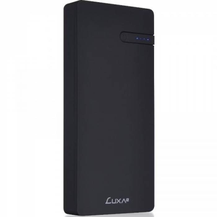 Baterie portabila Thermaltake LUXA2 EnerG Slim, 10000mAh, 2x USB, Black