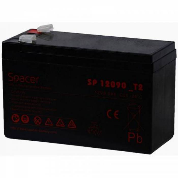 Baterie UPS Spacer SP-BAT-12V9AH, 12V/9A