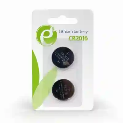 Baterii Gembird Button Cell CR2016, 2x 3V, Blister
