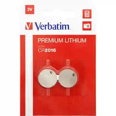 Baterii Verbatim CR2016, 3V, 2buc