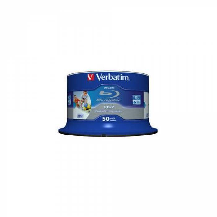 BD-R Verbatim 6X, 25GB, 50buc, Spindle