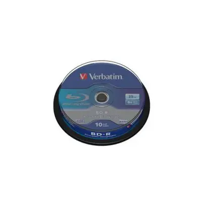 BD-R Verbatim Single Layer 6x, 25GB, 10buc, Spindle