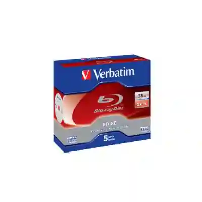 BD-RE Verbatim Single Layer Verbatim 2x, 25GB, 1buc, Jewel Case