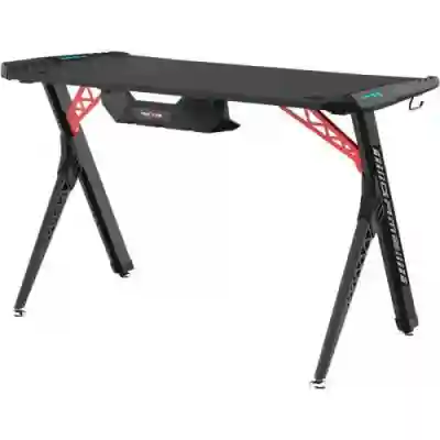 Birou Gaming APEX GG GRAPHITE, Black-Red