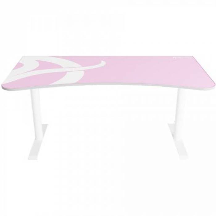 Birou gaming Arozzi Arena, Pink-White