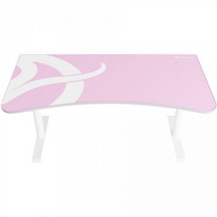 Birou gaming Arozzi Arena, Pink-White