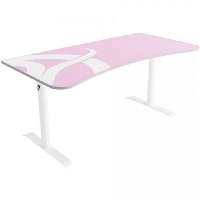 Birou gaming Arozzi Arena, Pink-White