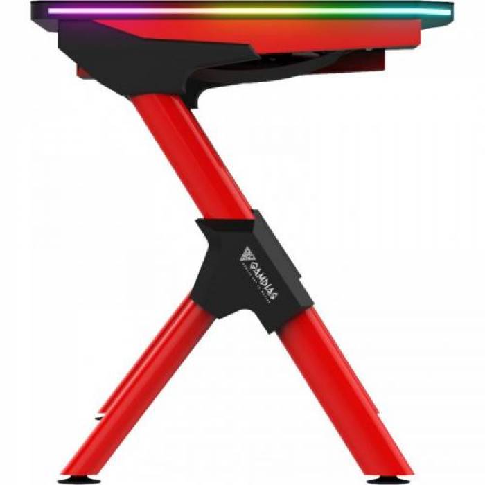 Birou gaming Gamdias Daedelus M1,RGB LED,  Black-Red