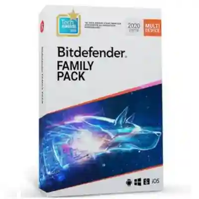 Bitdefender Antivirus Family Pack 2021 Multi-Device, 15users/1year, Base Retail