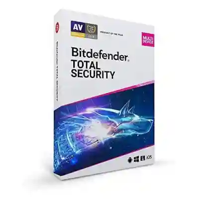 Bitdefender Total Security Multi-Device 2021, 3 users/1year + 1year, Base retail