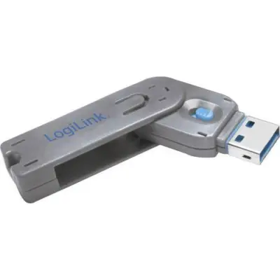 Blocker Logilink AU0044, USB-A, 1 cheie si 1 lacat