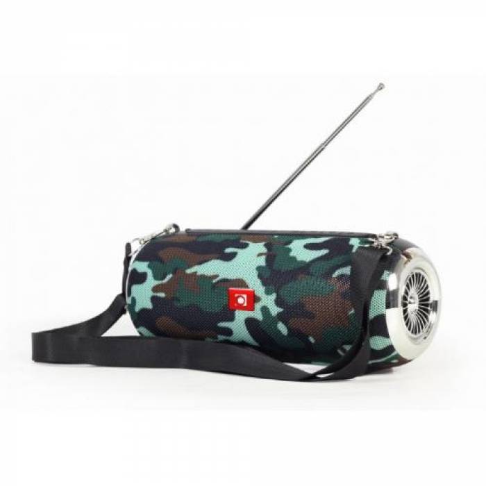 Boxa portabila Gembird SPK-BT-17-CM, Bluetooth, Camo