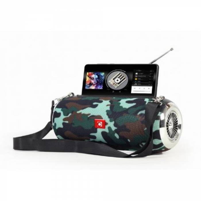 Boxa portabila Gembird SPK-BT-17-CM, Bluetooth, Camo