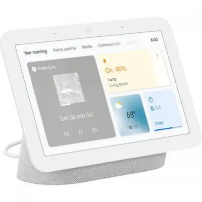 Boxa portabila Google Nest Hub (2nd gen), Chalk