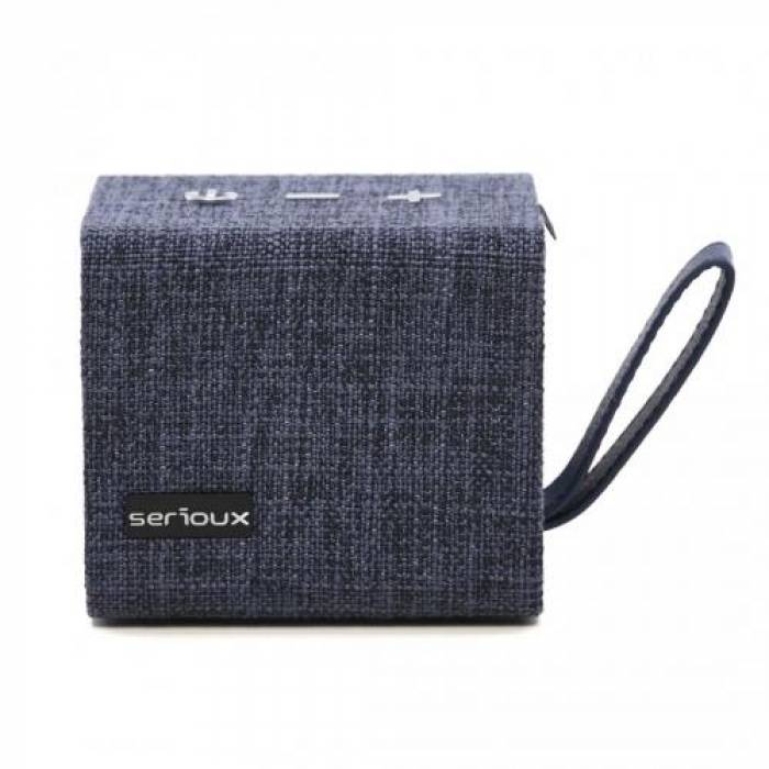 Boxa portabila Serioux Wave Cube 5, Blue