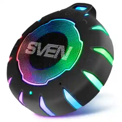 Boxa portabila SVEN PS-95 RGB, Bluetooth, Black