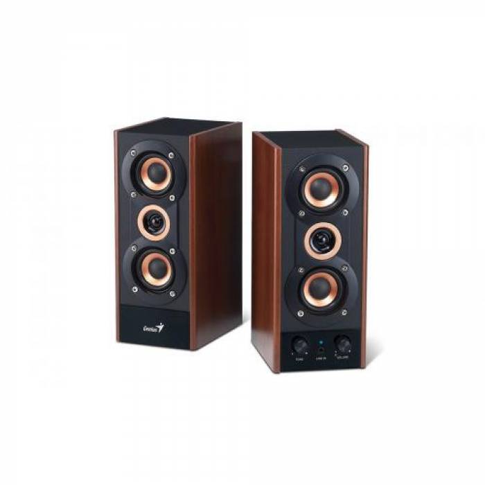 Boxe 2.0 Genius SP-HF800A II, Black-Cherry