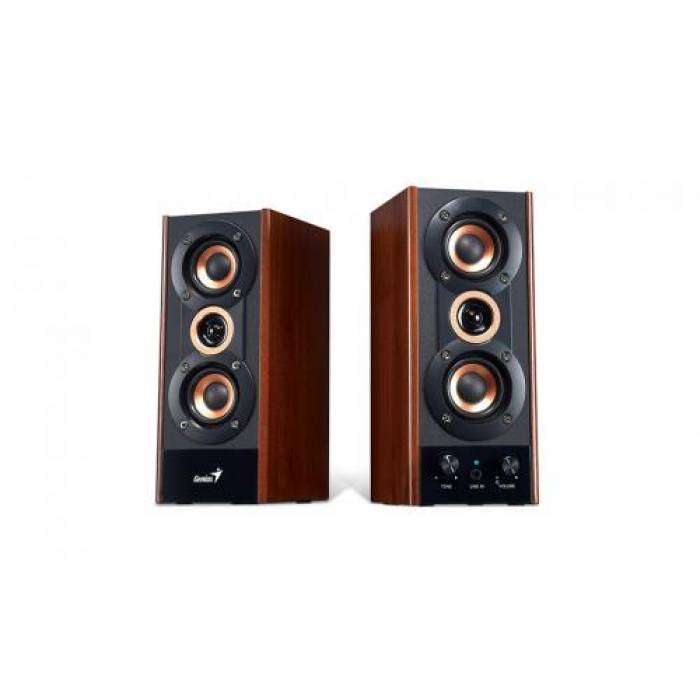 Boxe 2.0 Genius SP-HF800A II, Black-Cherry