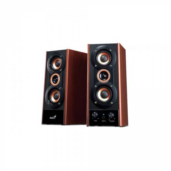 Boxe 2.0 Genius SP-HF800A II, Black-Cherry