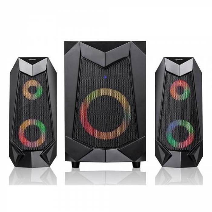 Boxe Tracer 2.1 Hi-Cube RGB Flow BLUETOOTH, Black