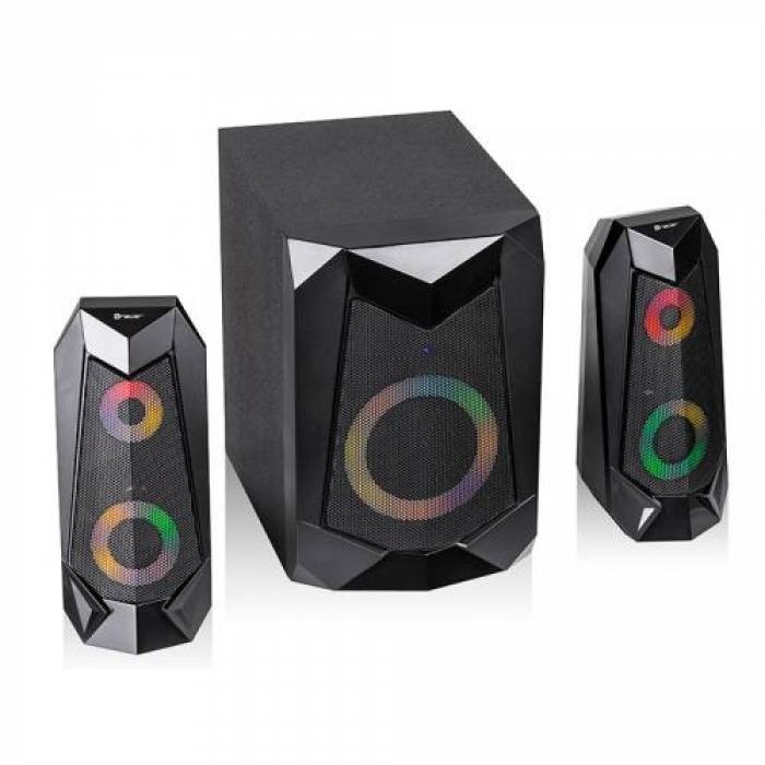 Boxe Tracer 2.1 Hi-Cube RGB Flow BLUETOOTH, Black