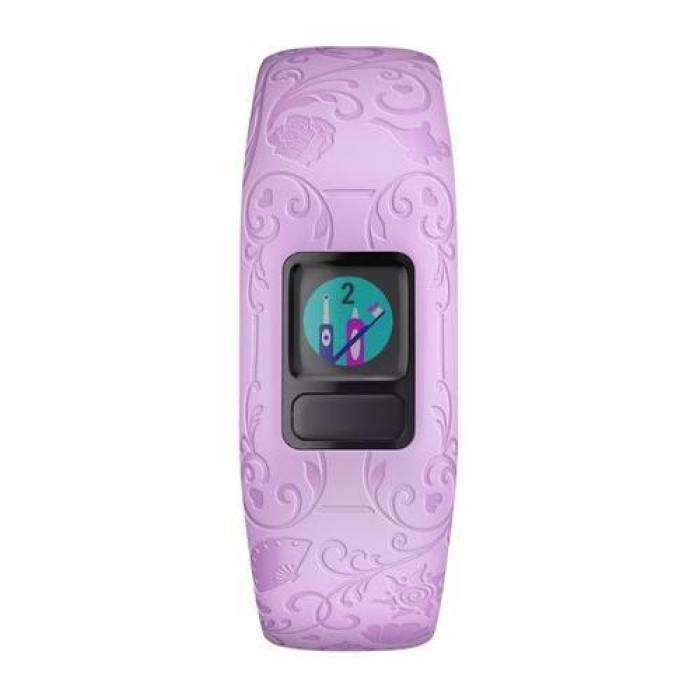 Bratara fitness Garmin Vivofit Jr. 2 Princess, Purple Bratara fitness Garmin Vivofit Jr. 2 Princess, Purple