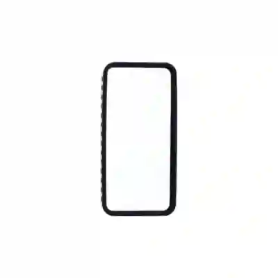 Bumper TnB IPH5BUMPBK pentru iPhone 5, Black + Folie de protectie
