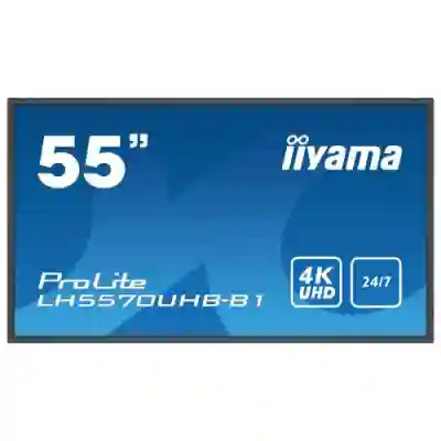 Business TV Iiyama ProLite Seria LH570UHB-B1, 55inch, 3840x2160pixeli, Black