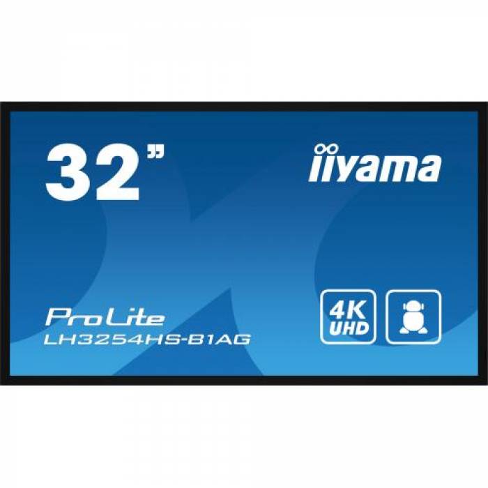 Business TV Iiyama Seria ProLite LH3254HS-B1AG, 31.5inch, 1920x1080pixeli, Black