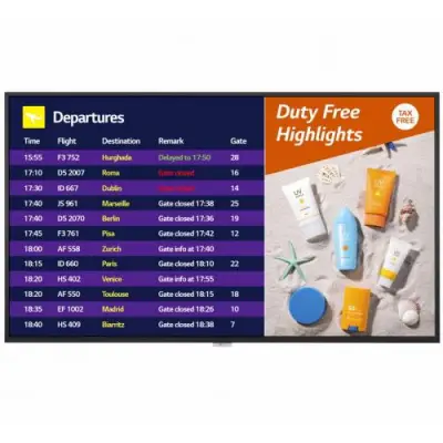 Business TV LG 65UH7F-B Seria UH7F, 65inch, 3840x2160pixeli, Black