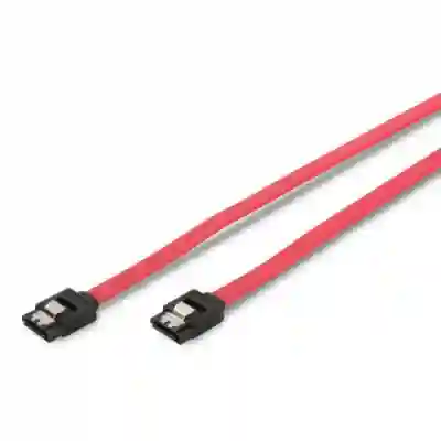 Cable ASSMANN SATA (7pin) Male - SATA (7pin) Male, 0.5m, Red