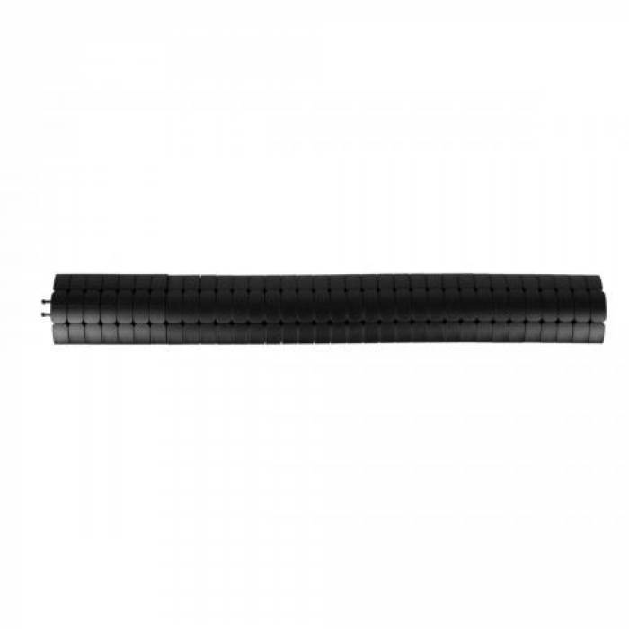 Cable management Bachmann 930.032, Black