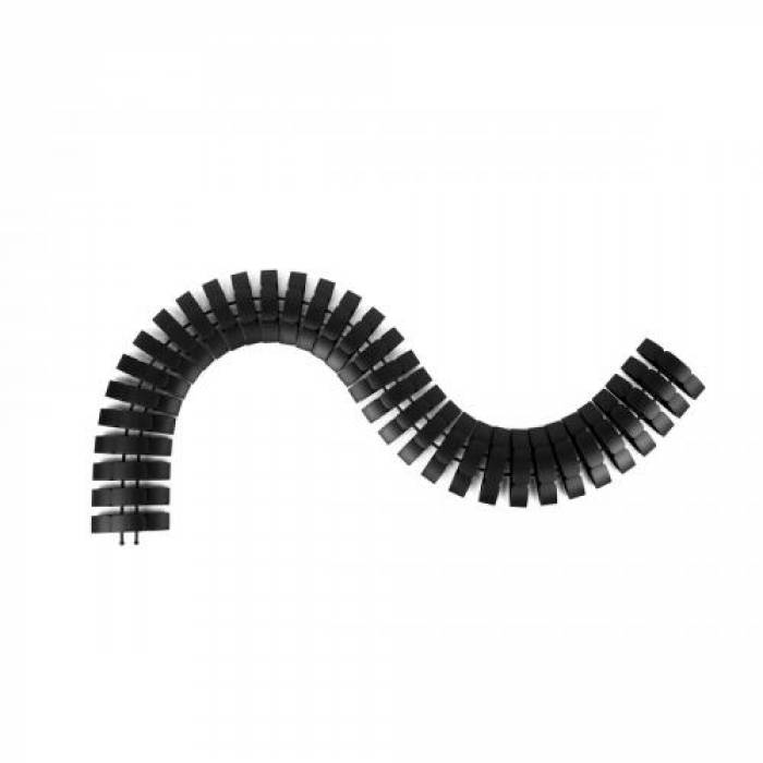 Cable management Bachmann 930.032, Black
