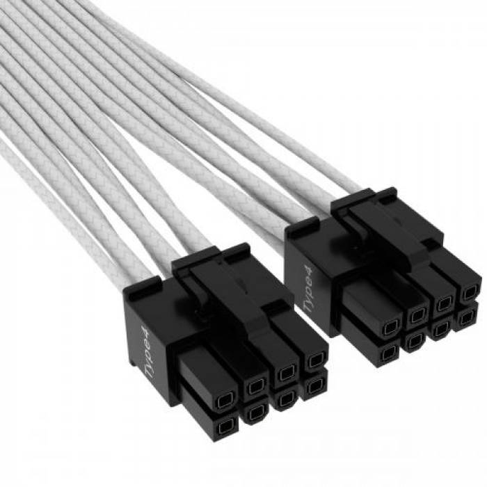Cablu alimentare Corsair CP-8920332, 0.65m, White