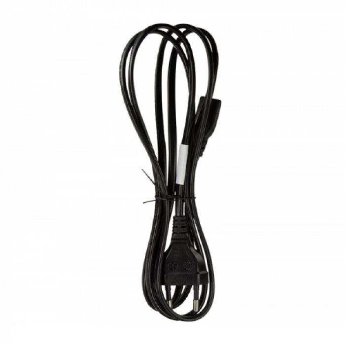 Cablu alimentare Logilink CP092, Euro Plug - C7, 1.8m, Black