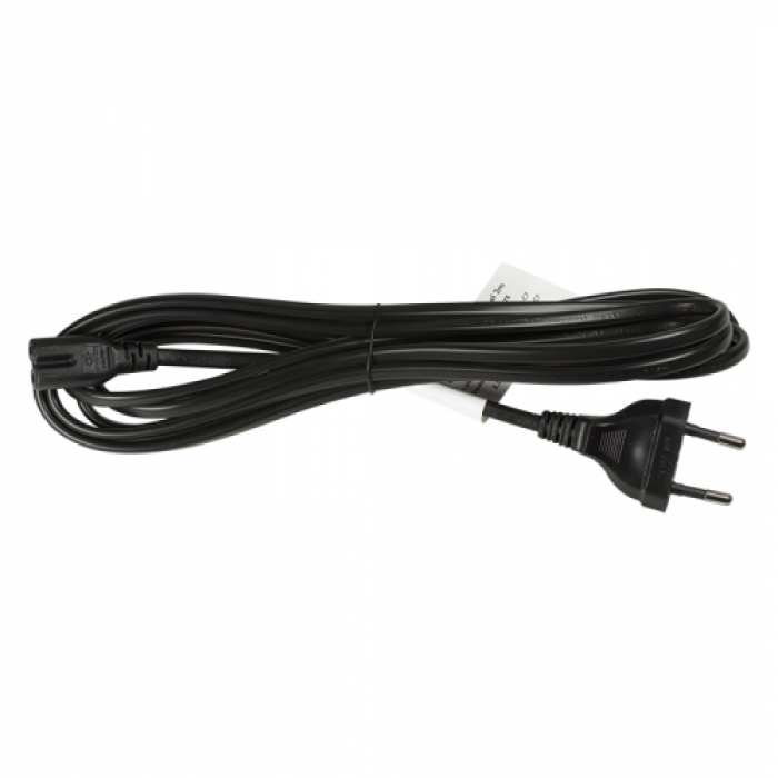 Cablu alimentare Logilink CP145, Euro Plug - C7, 3m, Black