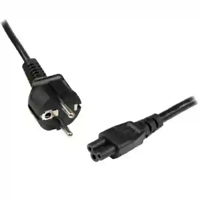 Cablu alimentare Startech PXTNB3SEU1M, Schuko CEE7 - C5, 1m, Black