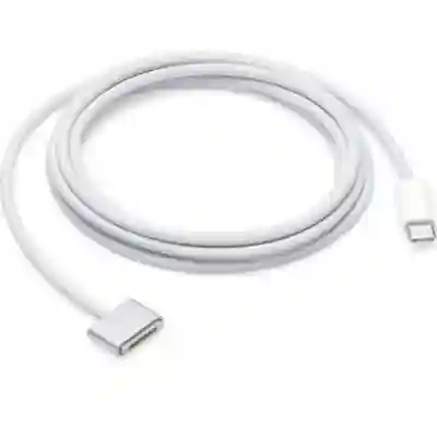 Cablu Alimentator Apple MagSafe 3 pentru Notebook, 2m, White