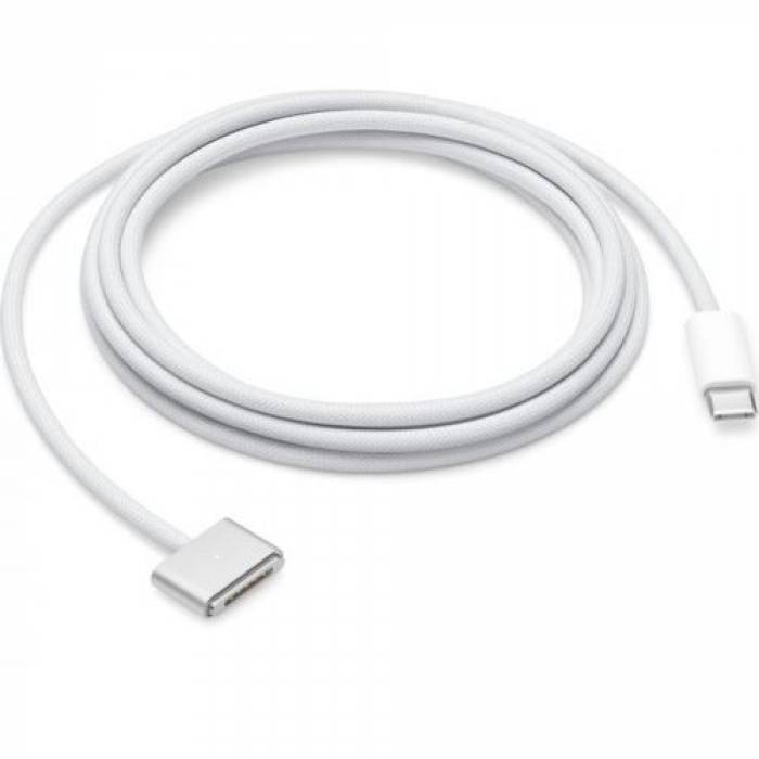 Cablu Alimentator Apple MagSafe 3 pentru Notebook, 2m, White