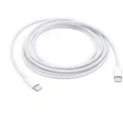 Cablu Alimentator Apple USB-C pentru Notebook, 2m, White