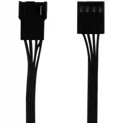 Cablu Arctic PST Cable Rev.2, 1x 4-pin - 4x 4-pin, 0.7m, Black