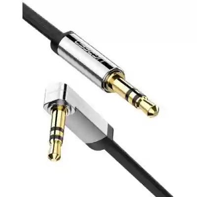 Cablu audio Ugreen AV119, 3.5mm jack male - 3.5mm jack male, 0.5m, Black